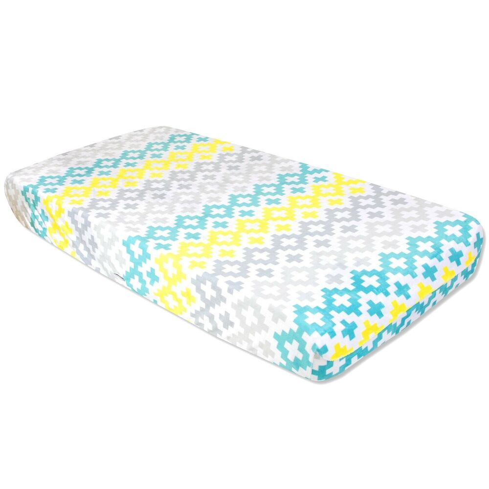 Tender Kisses Anchors Away Changing Pad Cover 16x32 Unisex Nursery NIP
